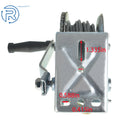 Heavy Duty Crank Winch 1500lbs with 32FT Wire Rope for