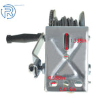 Heavy Duty Crank Winch 1500lbs with 32FT Wire Rope for