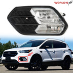 Front Bumper Fog Light Assembly for Ford Escape (2017–2019) with Black Cover