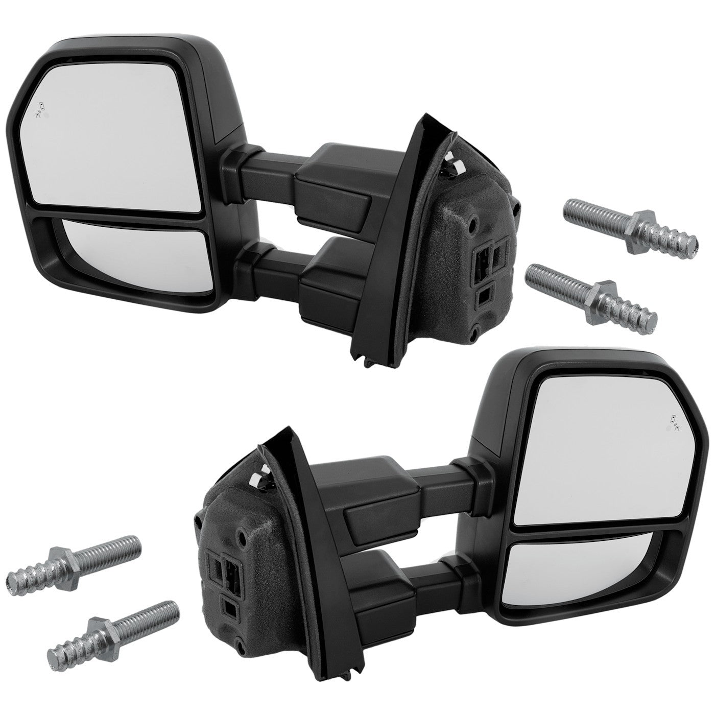Set of 2 Heated Mirrors for Ford F350 F250 F450