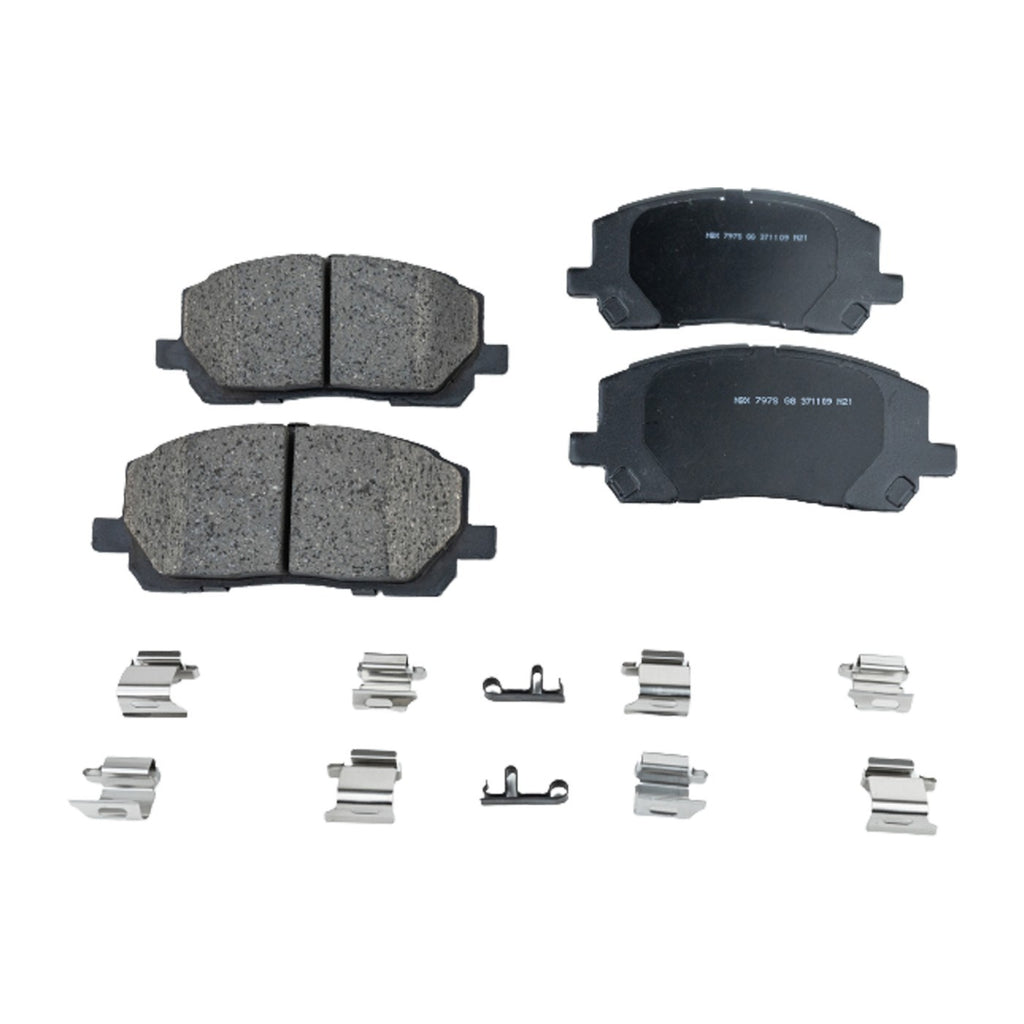 Brake Pad Set for Toyota Highlander (2004–2007) Front and Rear FWD