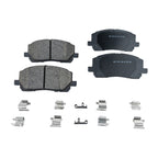 Brake Pad Set for Toyota Highlander (2004–2007) Front and Rear FWD