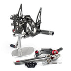 CNC Adjustable Rearset Foot Rest Pegs for MV Agusta F3 (2012–2016)