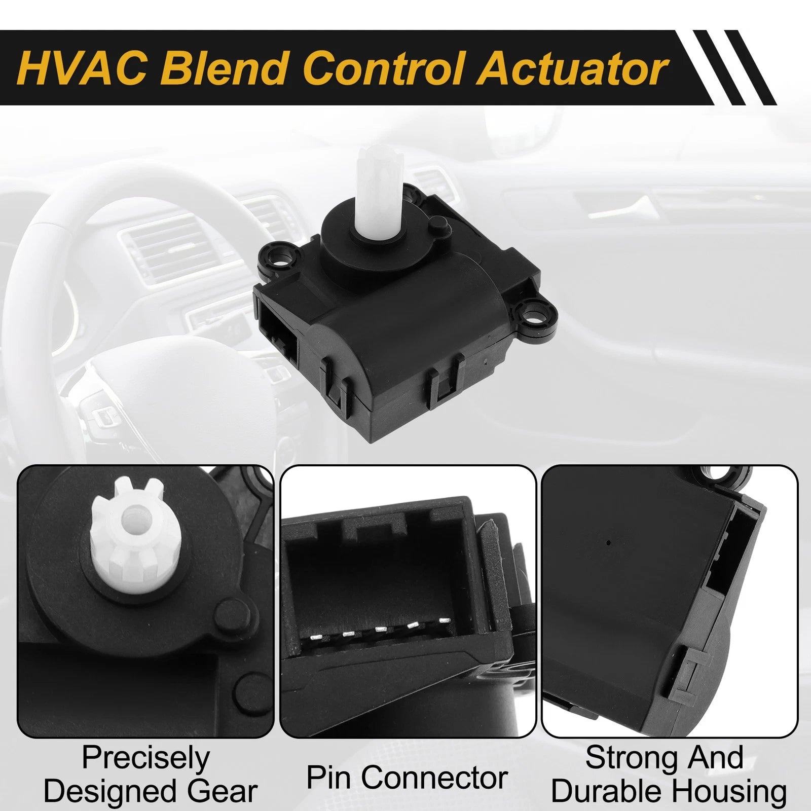 HVAC Heater Blend Door Actuator for Hyundai Elantra (2011–2016) No. 971621UAA0