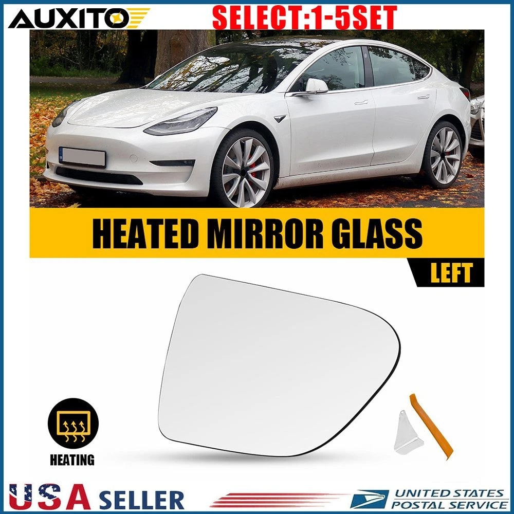 Heated Power Driver Side Mirror Glass for Tesla Model 3 (2017–2023) 113065100A