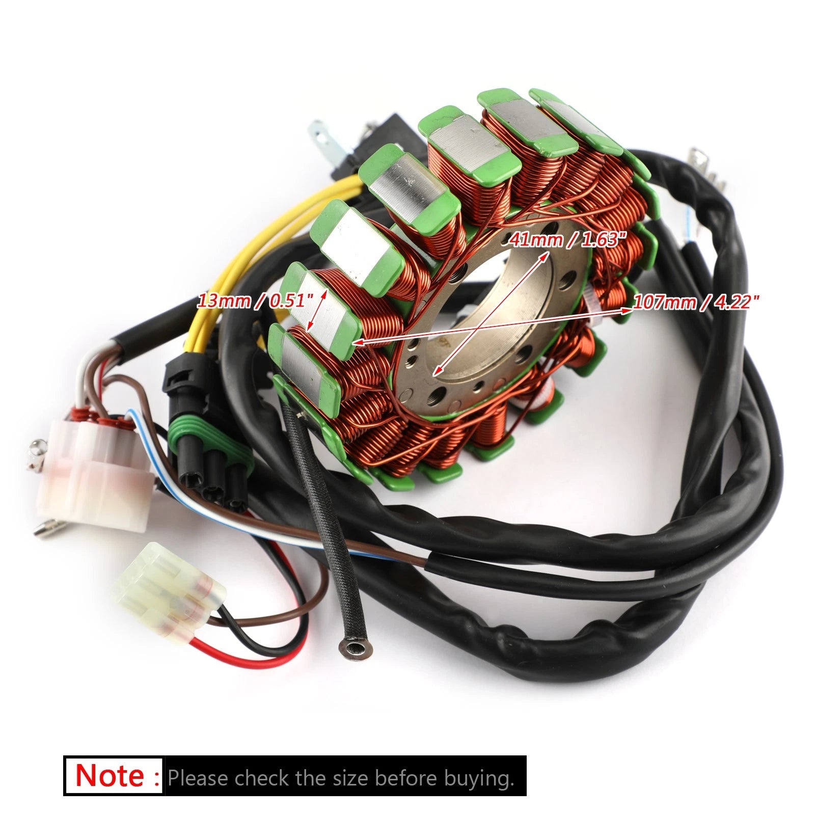 Alternator Stator Coil for Polaris Sportsman Ranger 400 500 (2008–2014) #.3090061