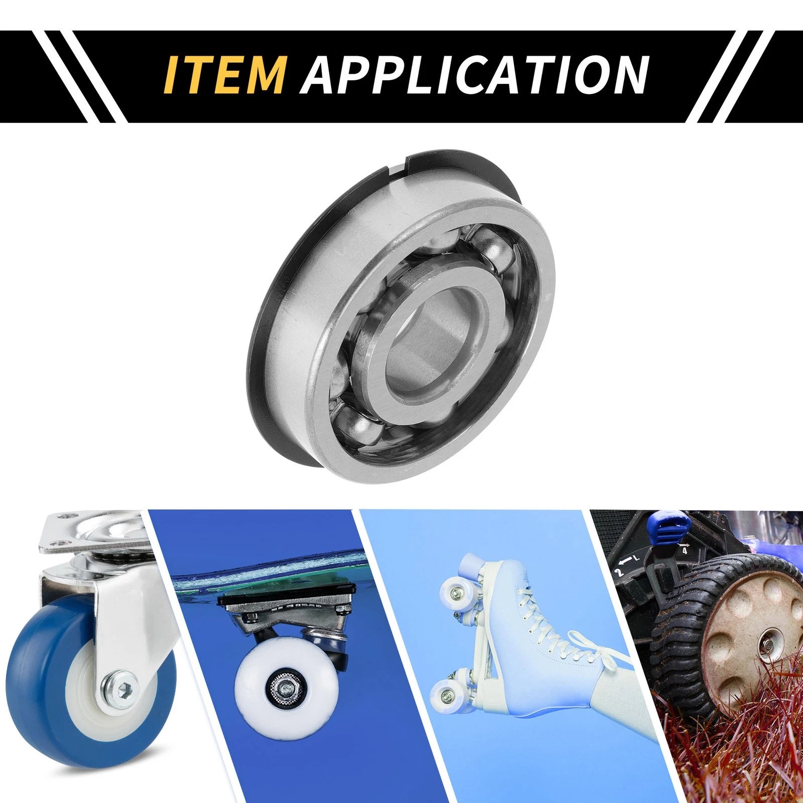6303NR Deep Groove Ball Bearing for Scooter Skateboard Wheel (P5)