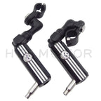 Footpeg Mounting Kit for Gear Skull (1", 25mm, Chrome, Short Angled)