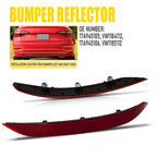 Pair of Rear Reflector Bumper Lights for Volkswagen Jetta (2019–2021)