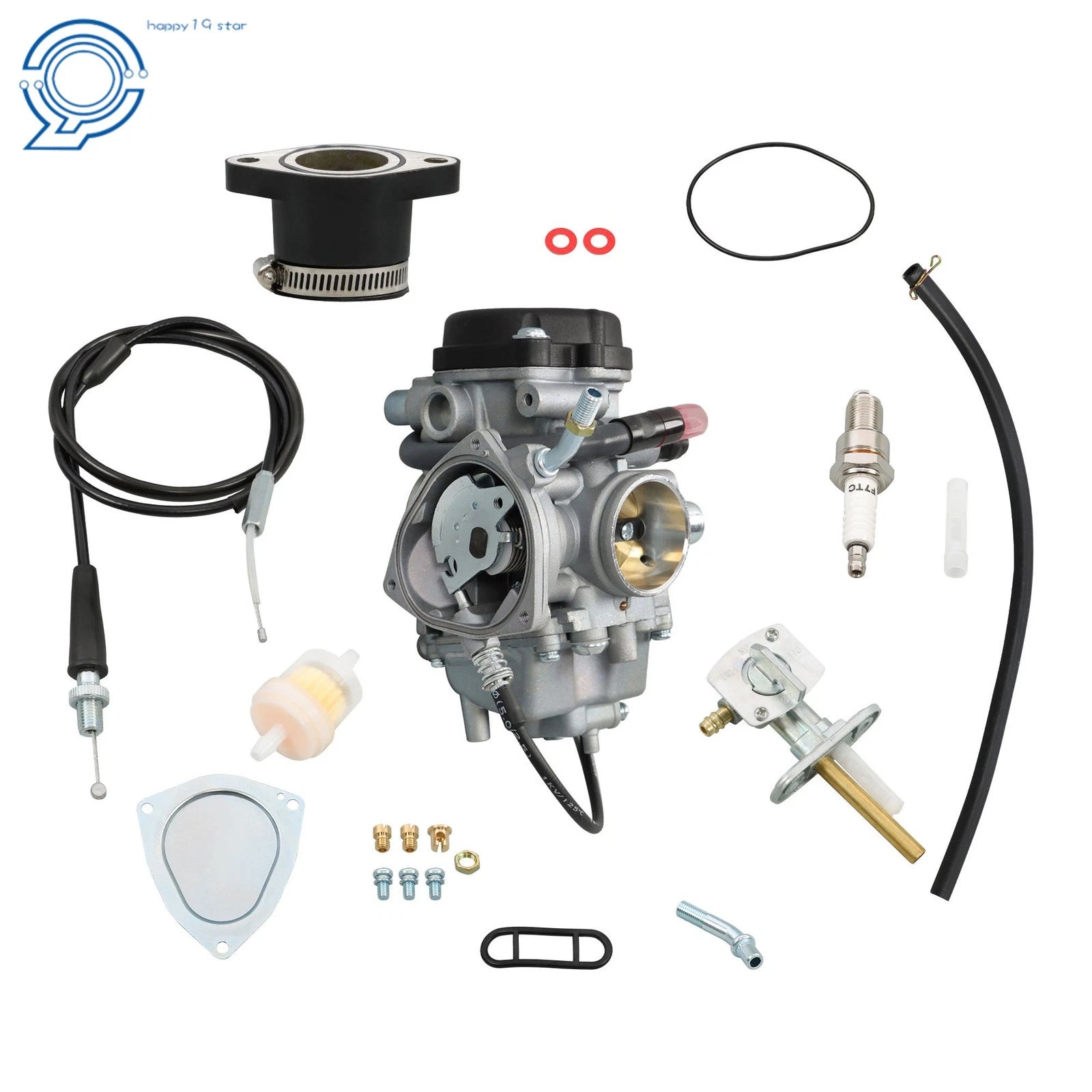 Carburetor Kit for Yamaha Grizzly 350 400 450 (2007–2014)
