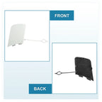 Front Bumper Tow Hook Cover for BMW X1 E84 (2012-2015) - ABS White