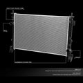 Aluminum Radiator for Chrysler Pacifica 4.0L (2007–2008) 13025