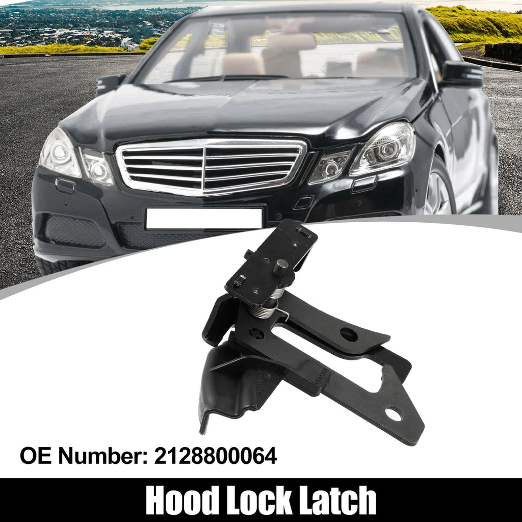 Hood Safety Latch Catch Lock 2128800064 for Mercedes-Benz W212 E350 (2009–2016)