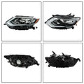 Headlight Assembly for Nissan Rogue (2017–2019) Left Driver Side Halogen