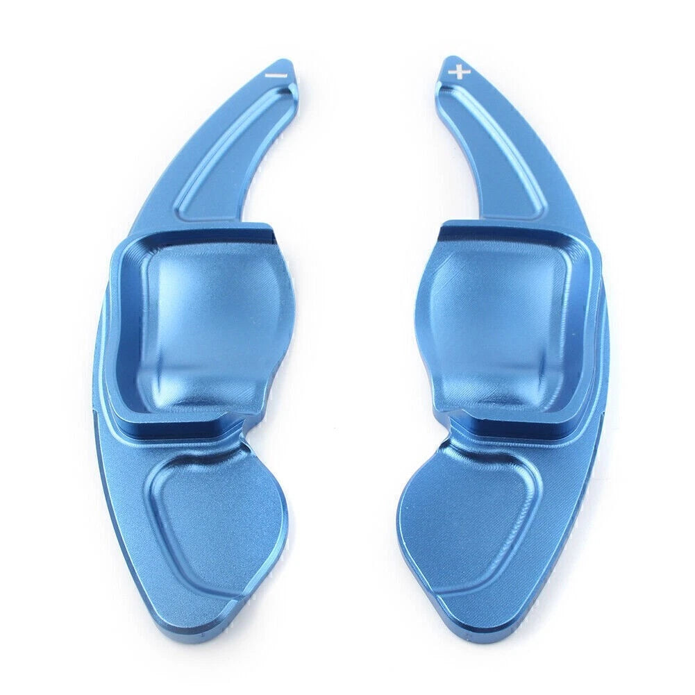 Steering Wheel Shift Paddle Shifter Extensions for VW Golf Jetta MK5 MK6 (2006–2014) Blue