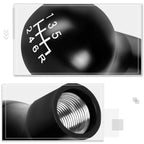 J2 Spherical Teardrop Aluminum Shift Knob for Universal 6-Speed Manual