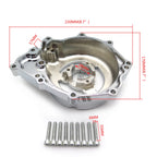 Left Billet Engine Stator Cover for Yamaha YZF-R6 (2006–2021) Chrome