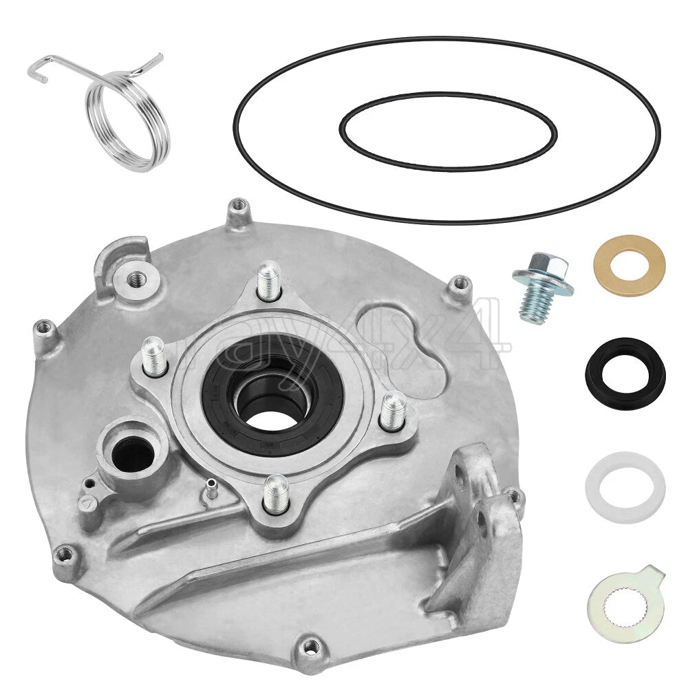 Rear Brake Backing Plate Kit w/Bearing Seals for Honda Rancher 350 400 (2000–2007)