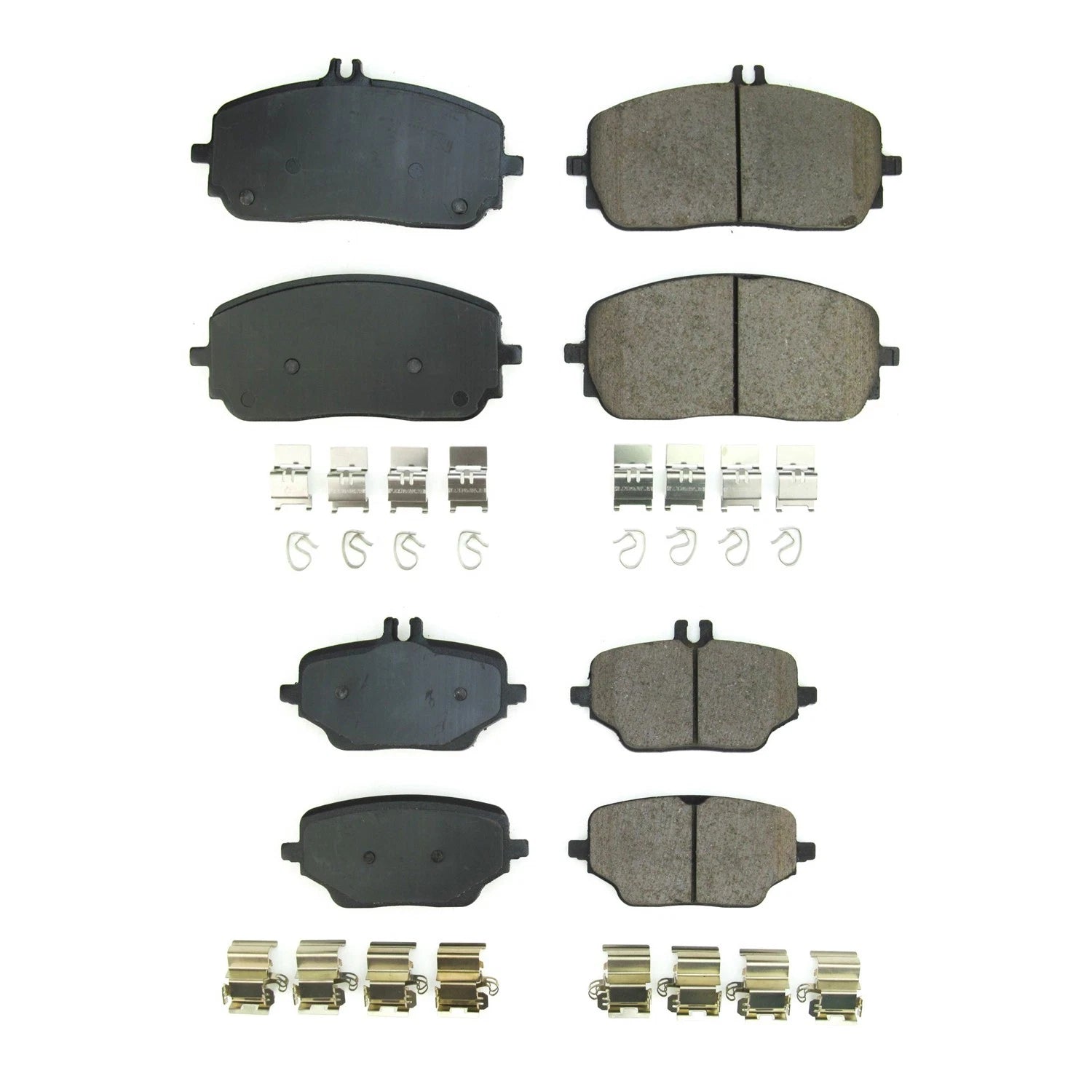 PowerStop Z17 Low-Dust Ceramic Disc Brake Pads Kit for Mercedes W167 GLE350 (2016–2023)