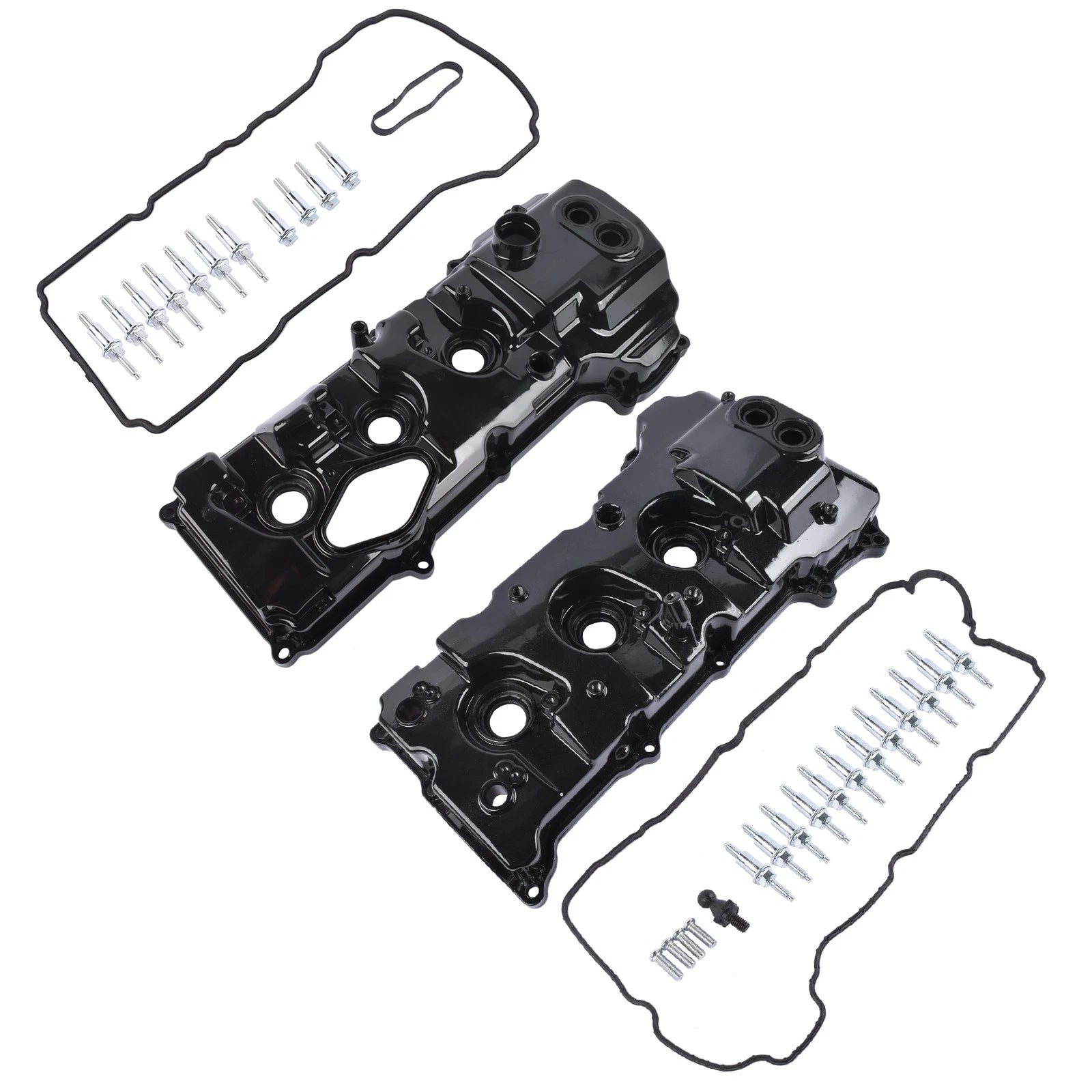 Aluminum Valve Cover Set w/Gasket for Ford F-150 Transit-150 250 350 (2015–2023)
