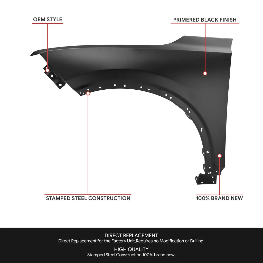 Driver Side Fender Panel Replacement for Chevy Blazer (2019–2025)