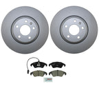 Front Brake Kit 320mm Disc Rotors & Bosch Ceramic Pads for Audi A4 A5 A6 Q5 (2008–2019)