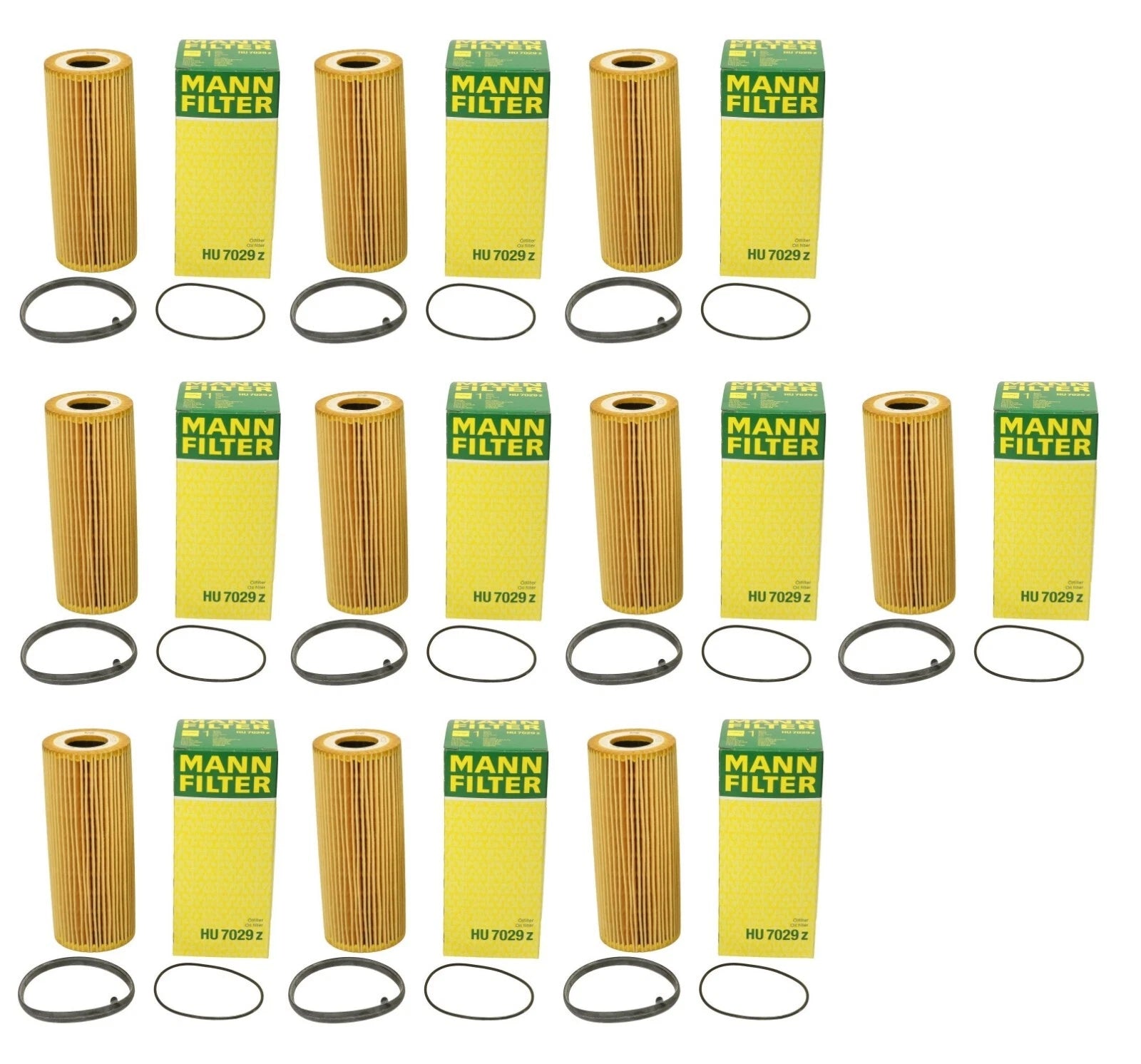 Set of 10 Engine Oil Filters for VW Touareg, Porsche Cayenne, Audi A4 A6 A7