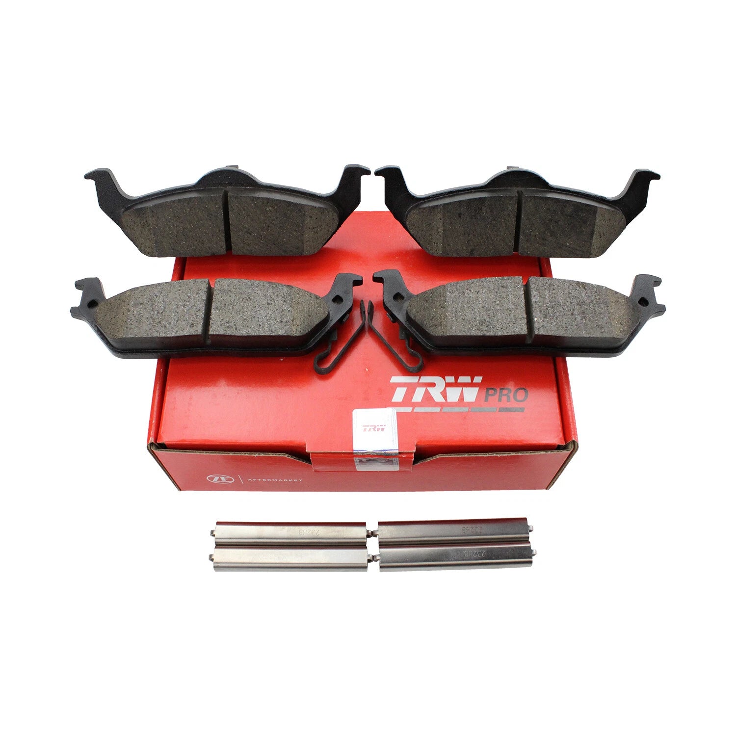 Set of 4 TRW Pro Rear Ceramic Brake Pads for Ford F-150 Lincoln Mark LT (2004–2008)