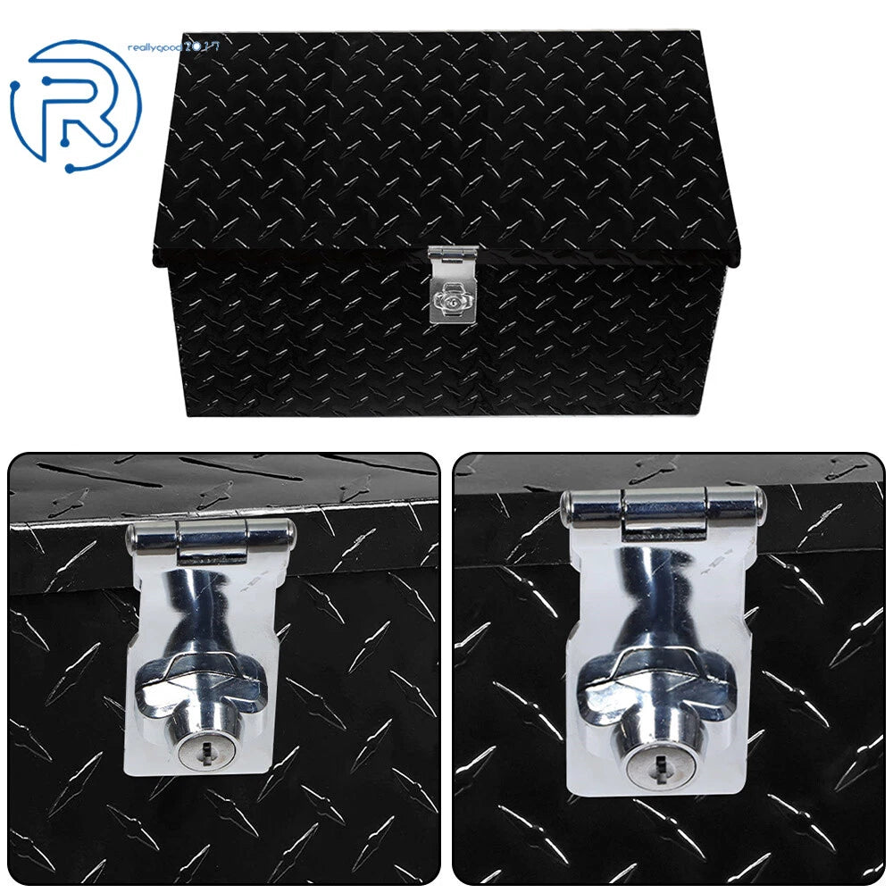 20 Inch Black Aluminum Trailer Chest Box for Pickup
