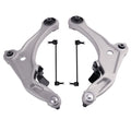 Set of 4 Suspension Kit Front Control Arms with Sway Bar End Links for Nissan Maxima (2009–2014)