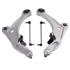 Set of 4 Suspension Kit Front Control Arms with Sway Bar End Links for Nissan Maxima (2009–2014)