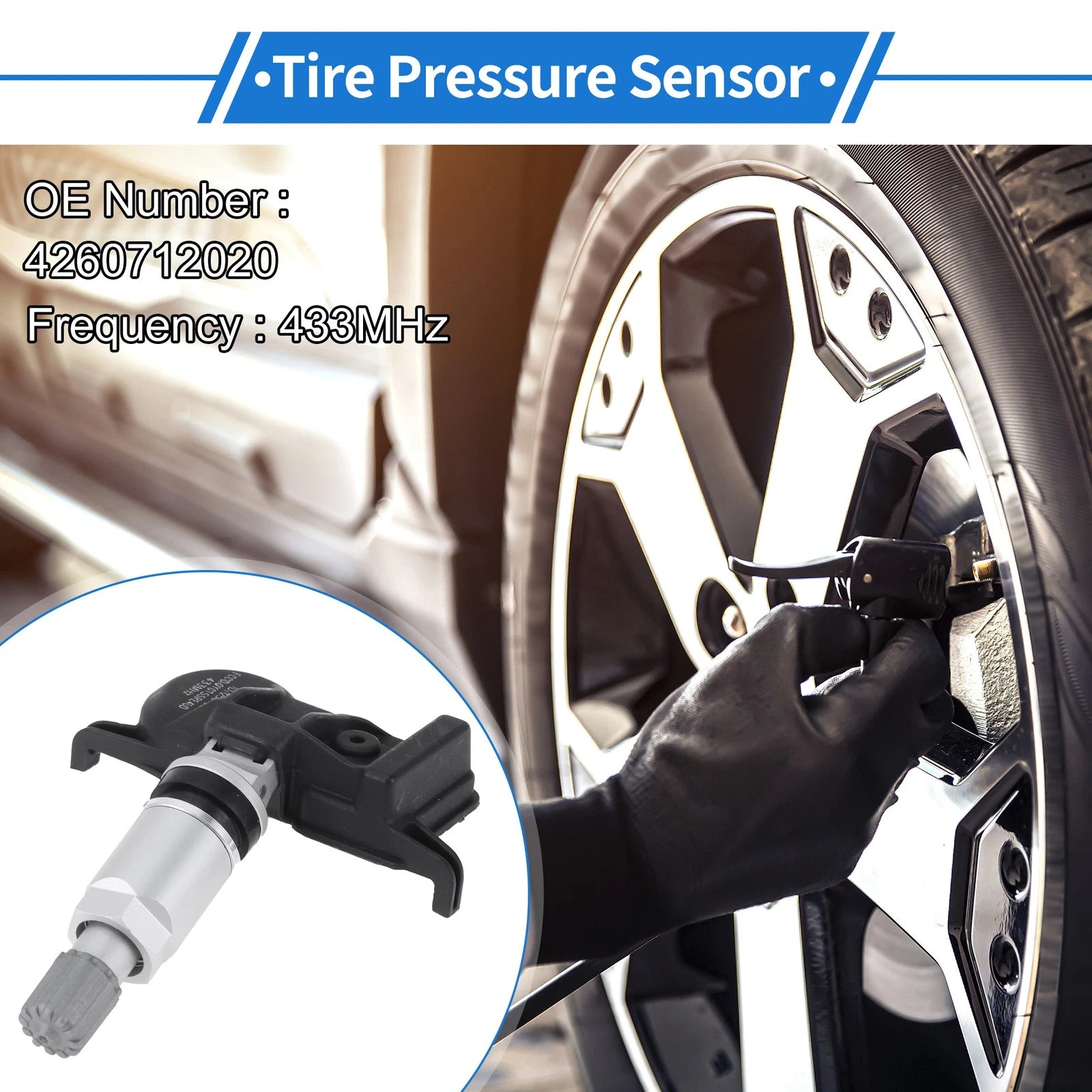 Tire Pressure Monitoring Sensor for Toyota Camry (2018–2023)
