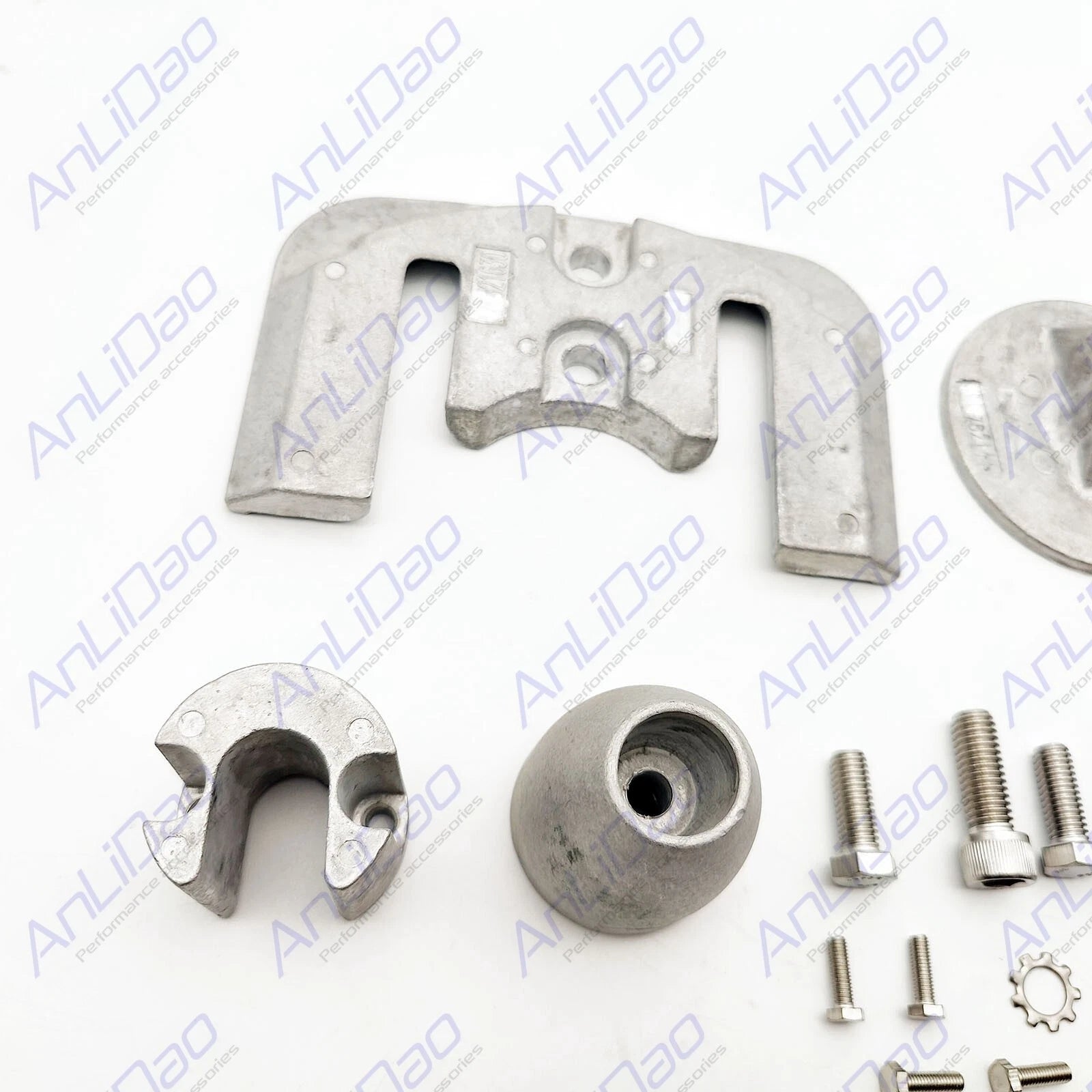 Mercruiser Bravo 3 Aluminum Anode Kit w/ Hardware (2004) 888761Q04