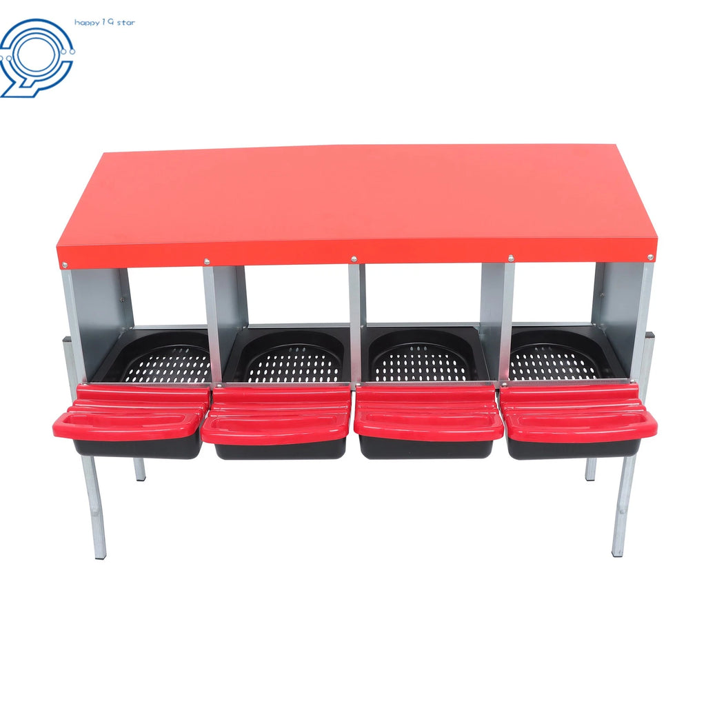 Set of 4 Roll Away Chicken Nesting Boxes for Hen Laying