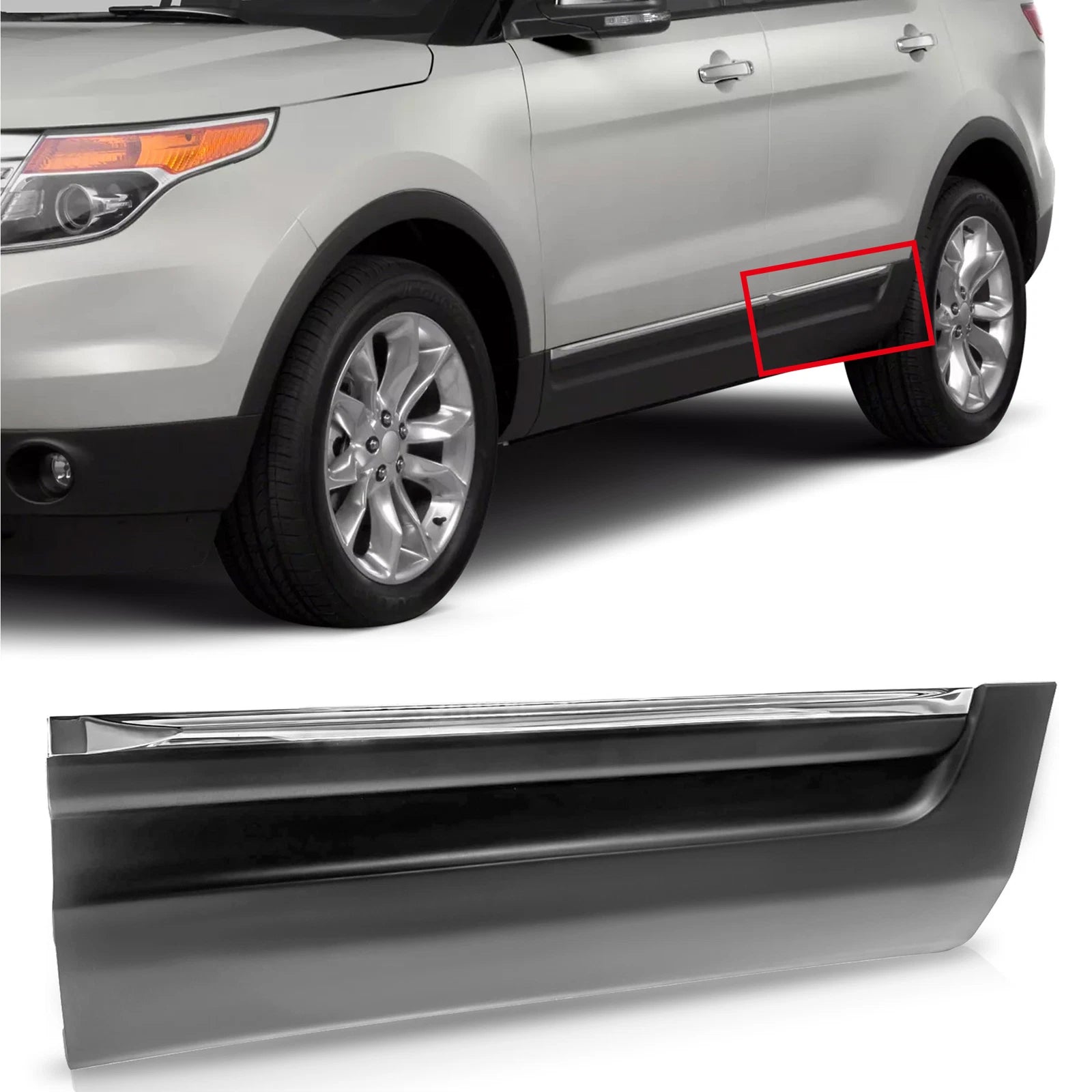 Rear Left Door Molding Trim for Ford Explorer (2016–2023)