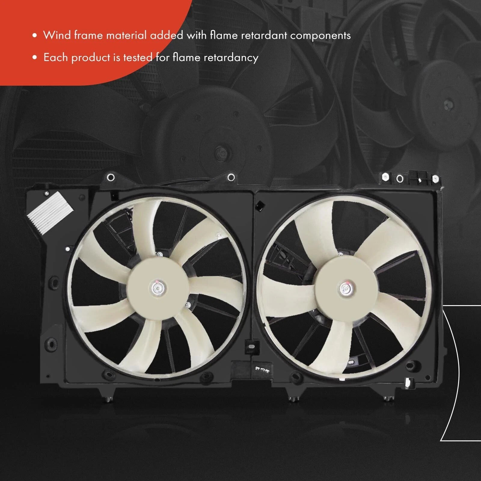 Dual Cooling Fan Assembly for Subaru Outback Legacy (2010-2014)