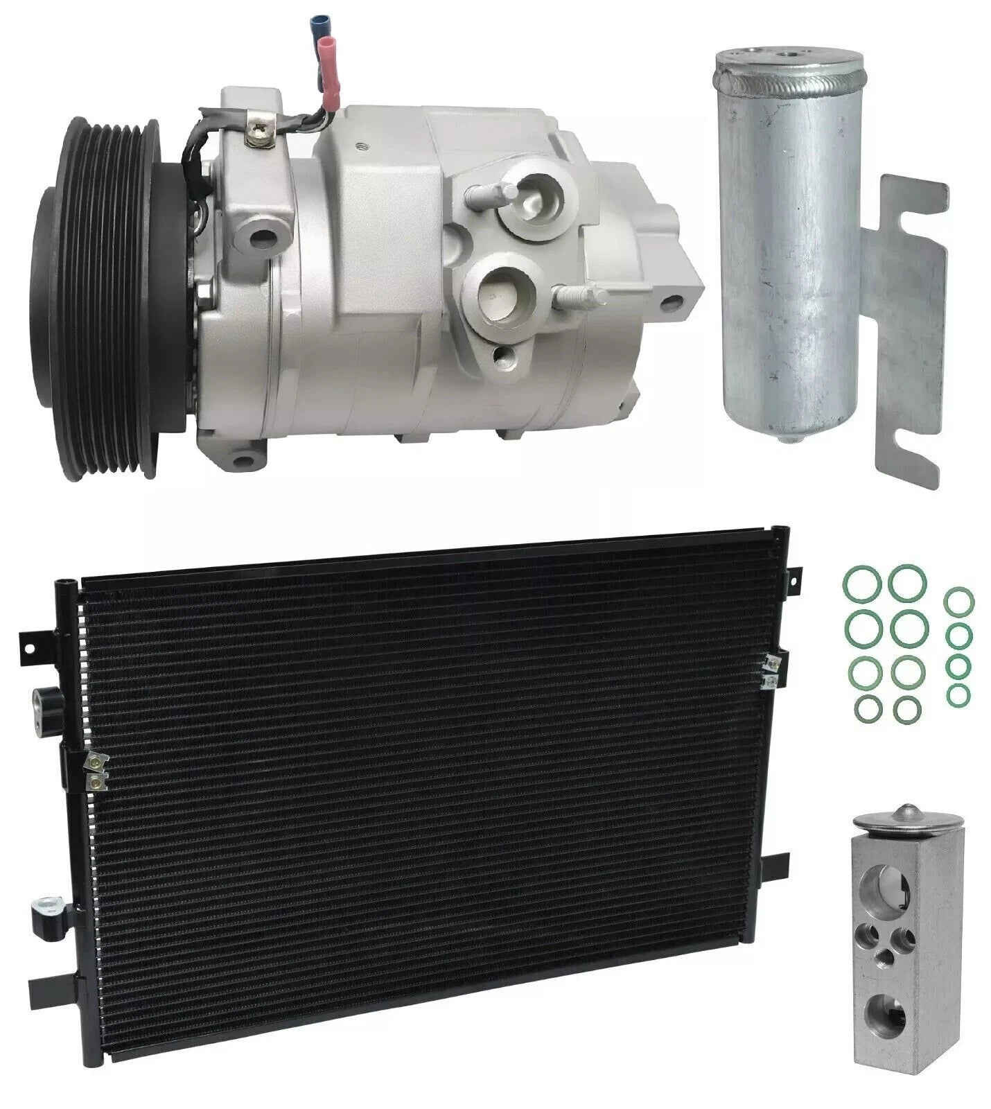 A/C Compressor Kit With Condenser for Chrysler Pacifica 3.5L (2004–2004)