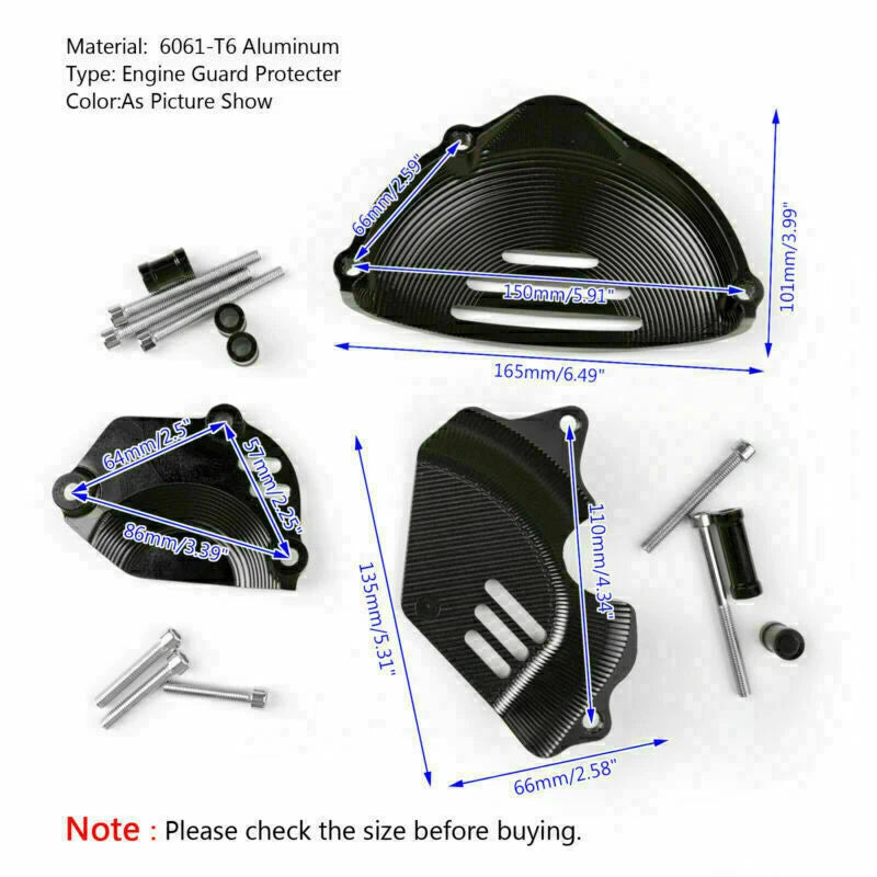 Engine Guard Sprocket Chain Case Stator Cover for Kawasaki Z900RS (2017–2018)