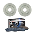 Set of 2 Bosch Rear Solid Rotors & Ceramic Brake Pads for Mazda 3 (2004–2009)
