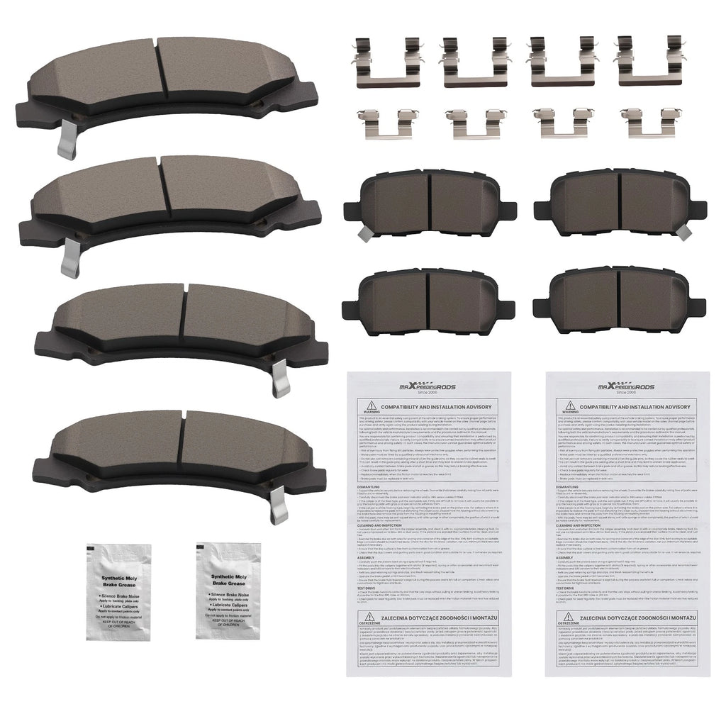 Ceramic Brake Pads Kit for Chevrolet Impala Limited (2014–2016)