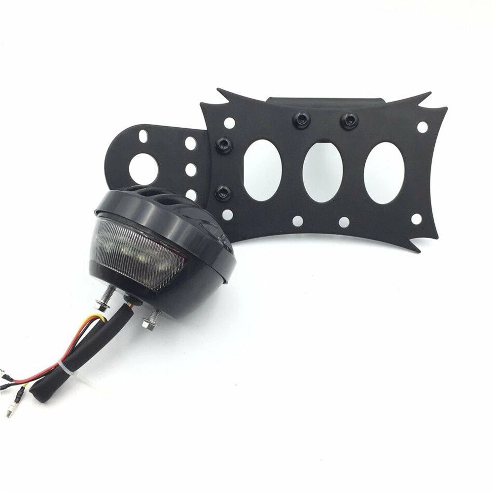 License Bracket & Tail Light for Harley Touring Bobber Chopper (Fits 2014–2023)