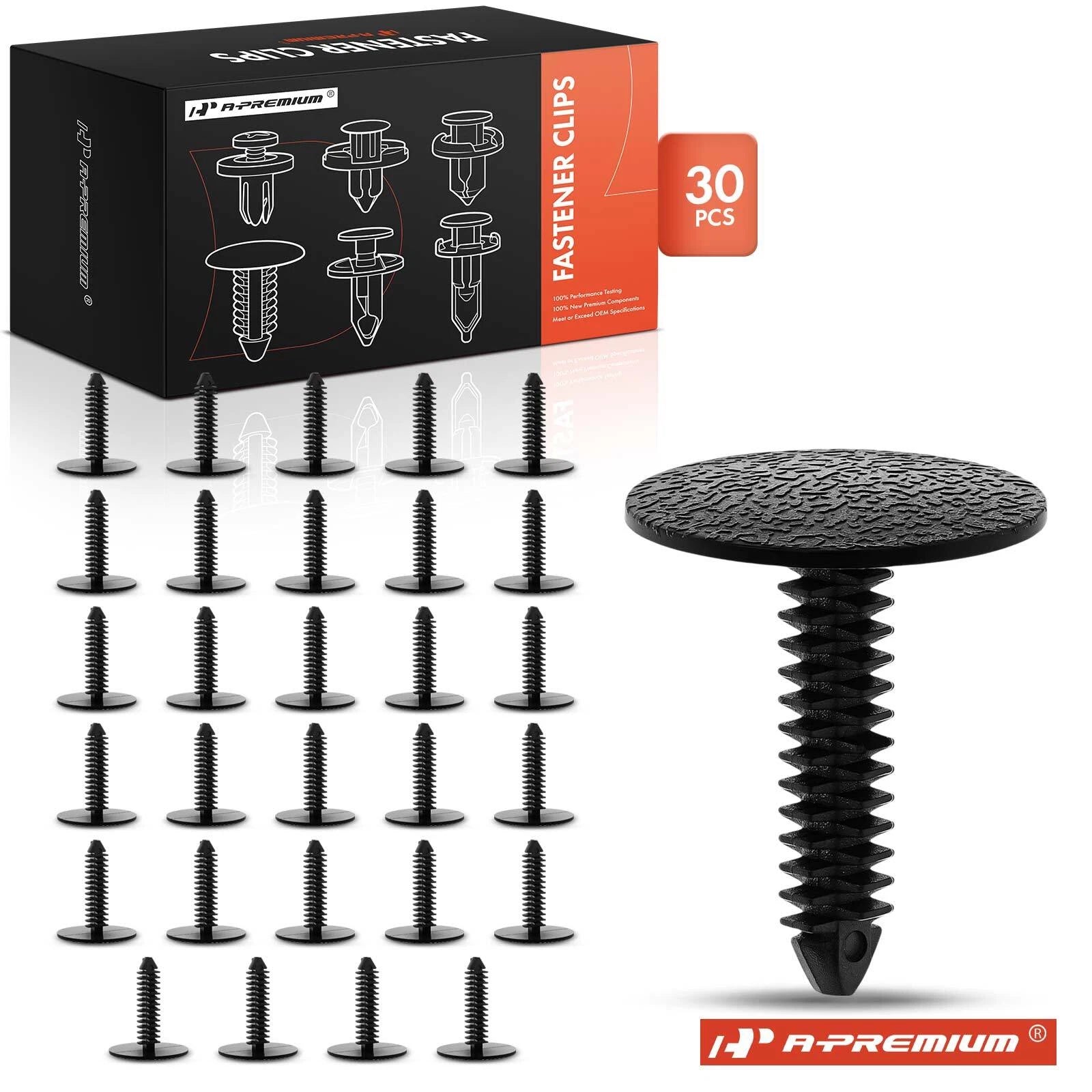 30x Nylon Rocker Panel Moulding Clips for Hyundai 