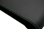 Leather Console Lid Armrest Cover for Chevrolet Colorado (2015–2022) Green Stitch