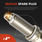 Set of 6 Ignition Coils & 6 Iridium Spark Plugs for Nissan Altima