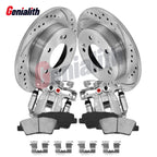 Rear Brake Rotor & Ceramic Pad + Brake Caliper for Hyundai Elantra (2011–2016)
