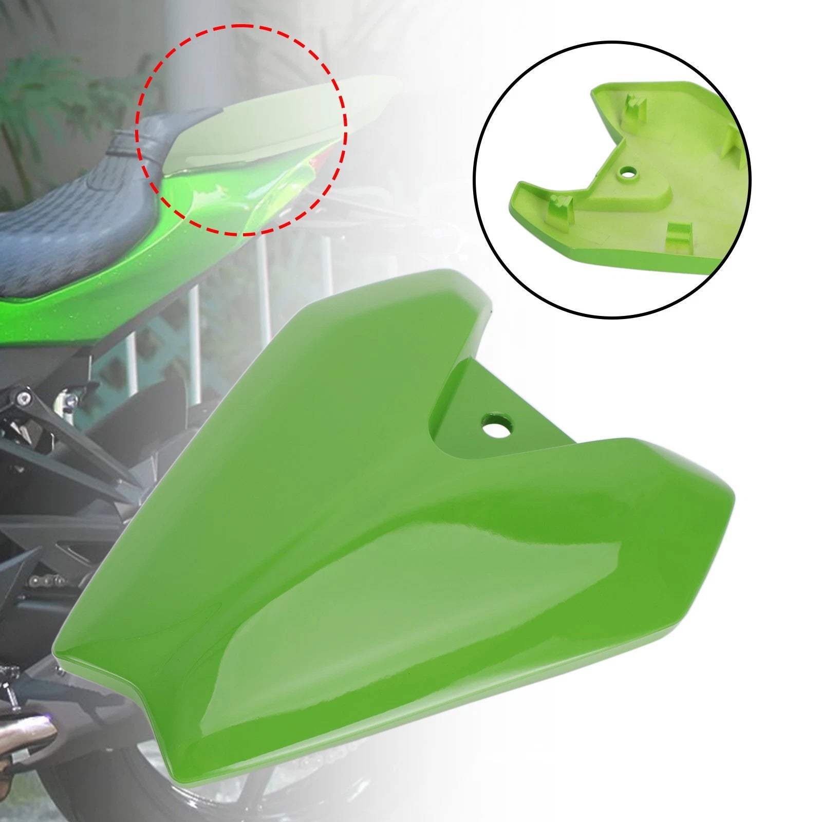Rear Seat Fairing Cover for Kawasaki Z1000 (2014–2022) Green