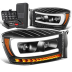 LED Sequential Projector Headlight for Dodge Ram (2006–2009)