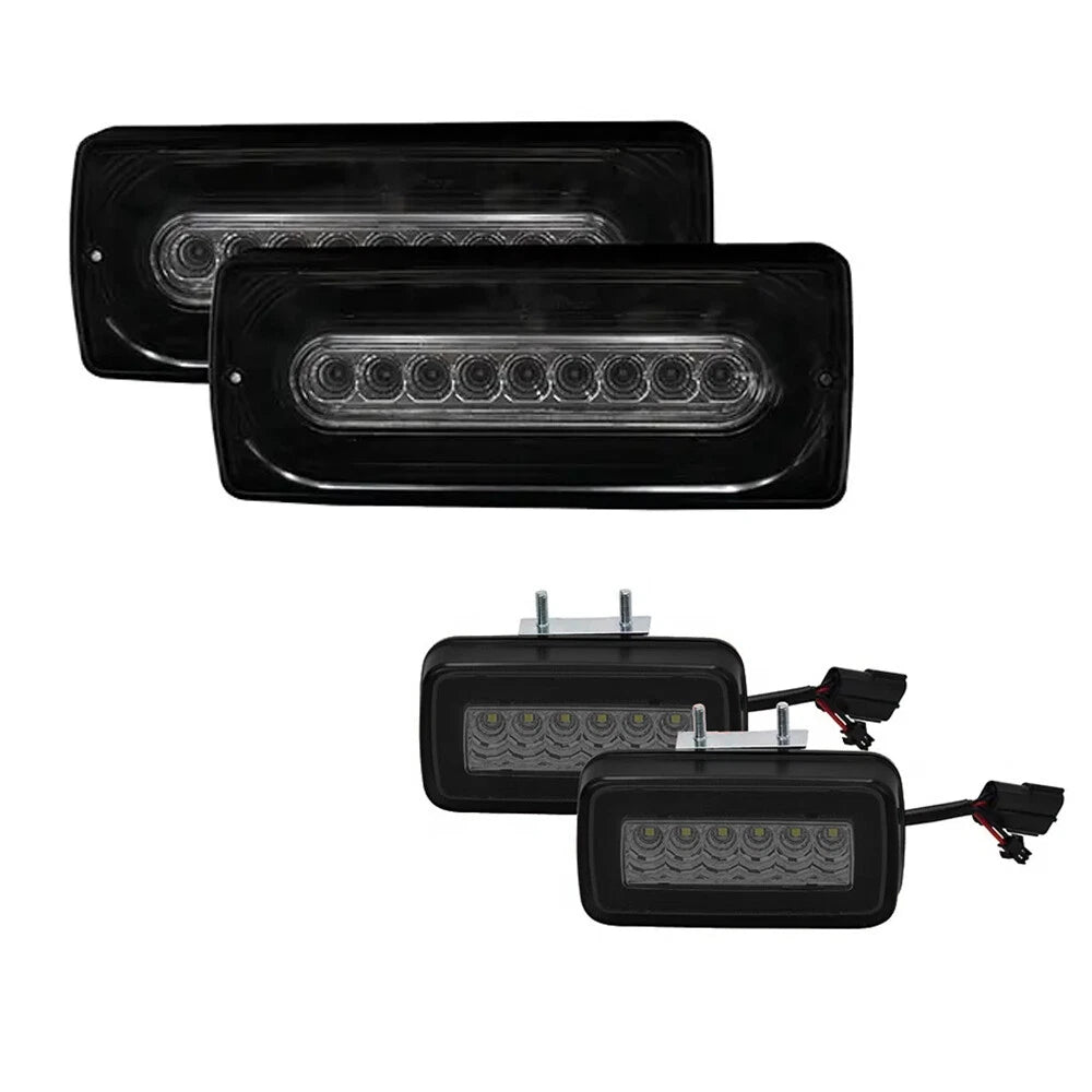 Set of 2 Dynamic Tail Brake Light & Rear Fog Lamp for Mercedes G-Class W463 (1990–2018)
