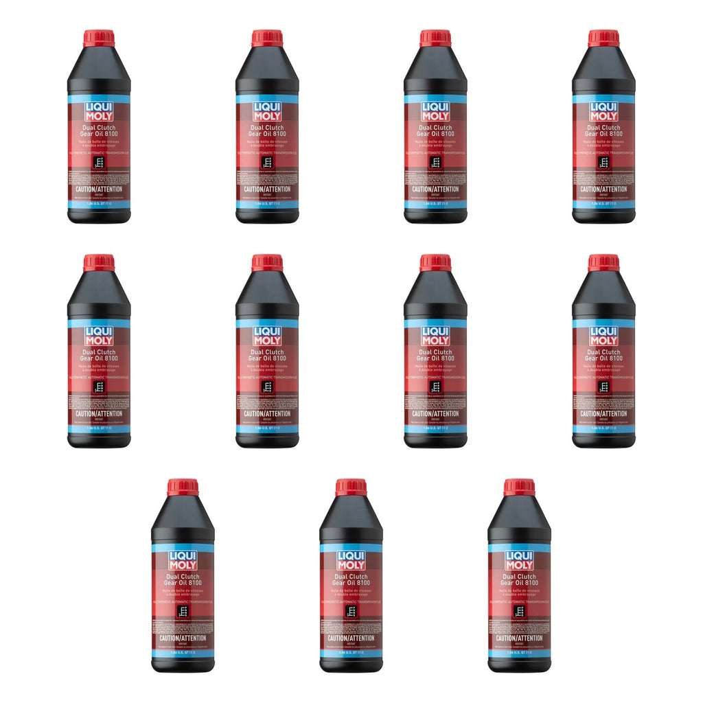 Set of 11 Liqui Moly 8100 Dual Clutch Automatic Transmission Fluid (1L each)