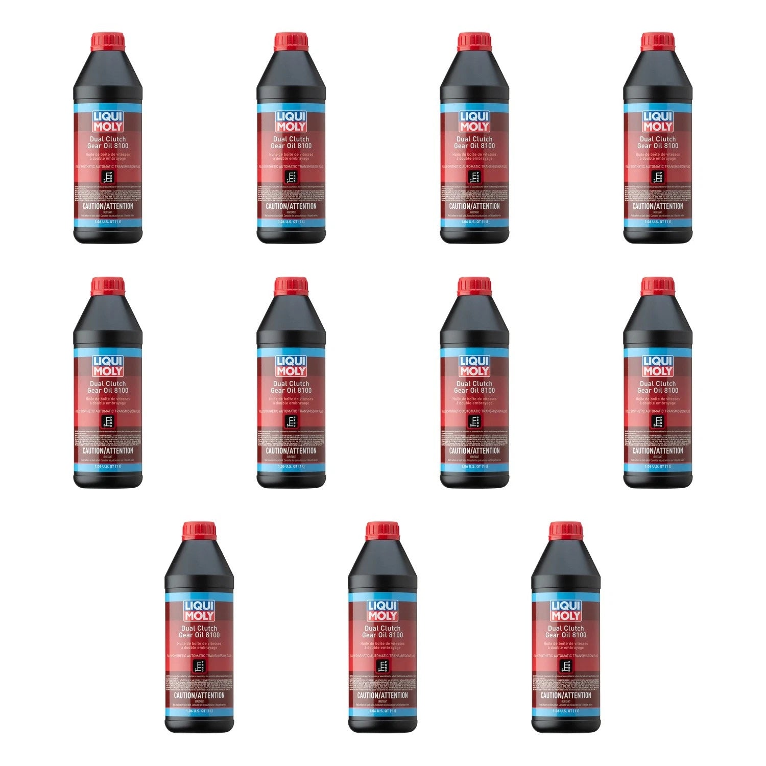 Set of 11 Liqui Moly 8100 Dual Clutch Automatic Transmission Fluid (1L each)